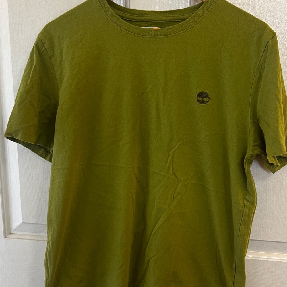 Timberland Men's Olive Short Sleeve Tee